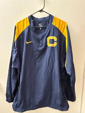 Nike Blue yellow C for Cal Golden Bears University of California Pullover G-29